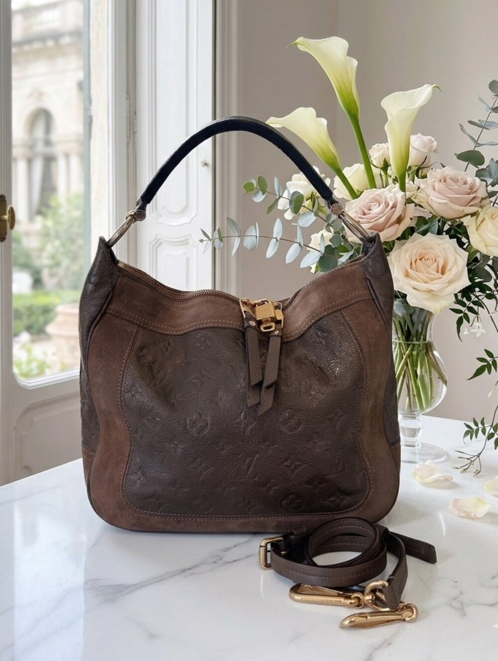 Louis Vuitton Audacieuse PM Empreinte Terre Brown ✨ Excellent Condition - Picture 5 of 16